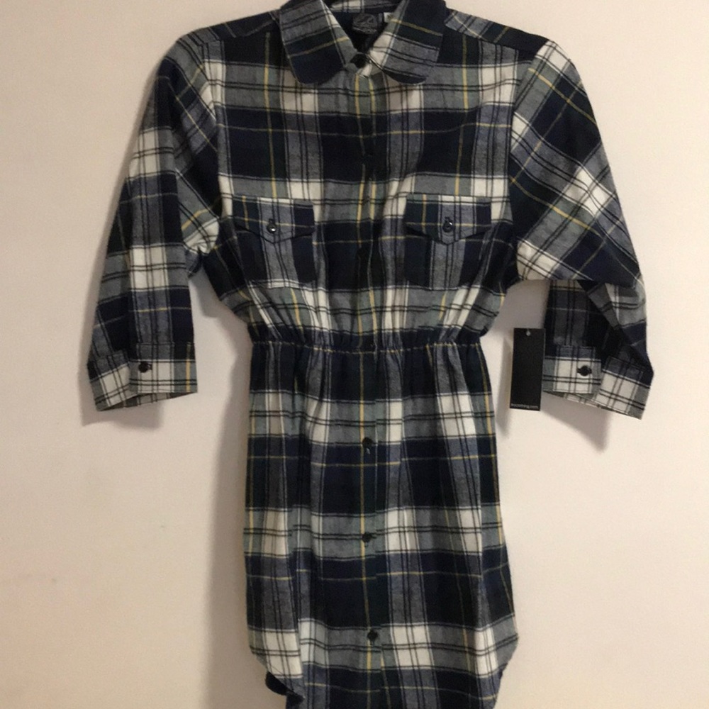 New! Plaid flannel shirt